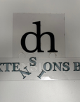 dh | acrylic sign