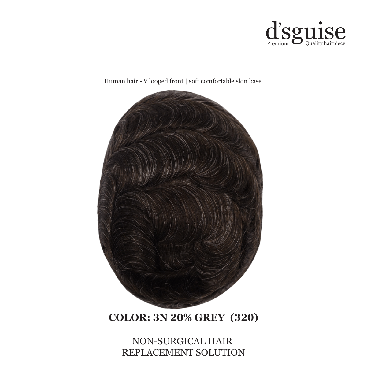 DSGUISE-3N-DARK BROWN (20% GREY)