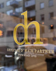 dh WINDOW STICKER