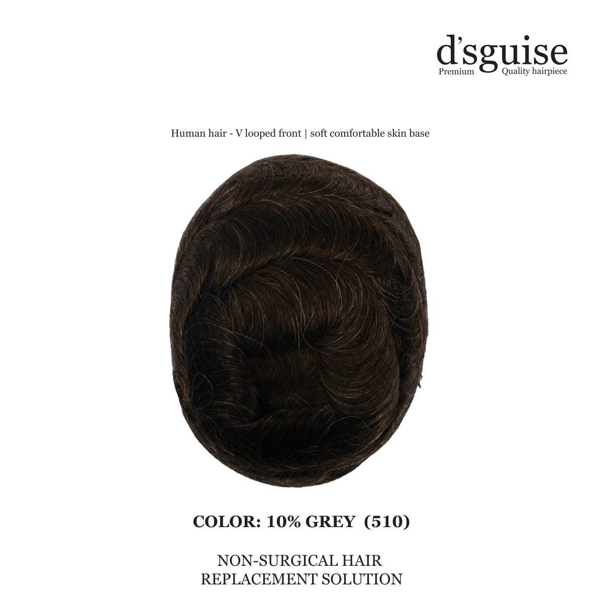 DSGUISE-5N-NATURAL BROWN (10% GREY)
