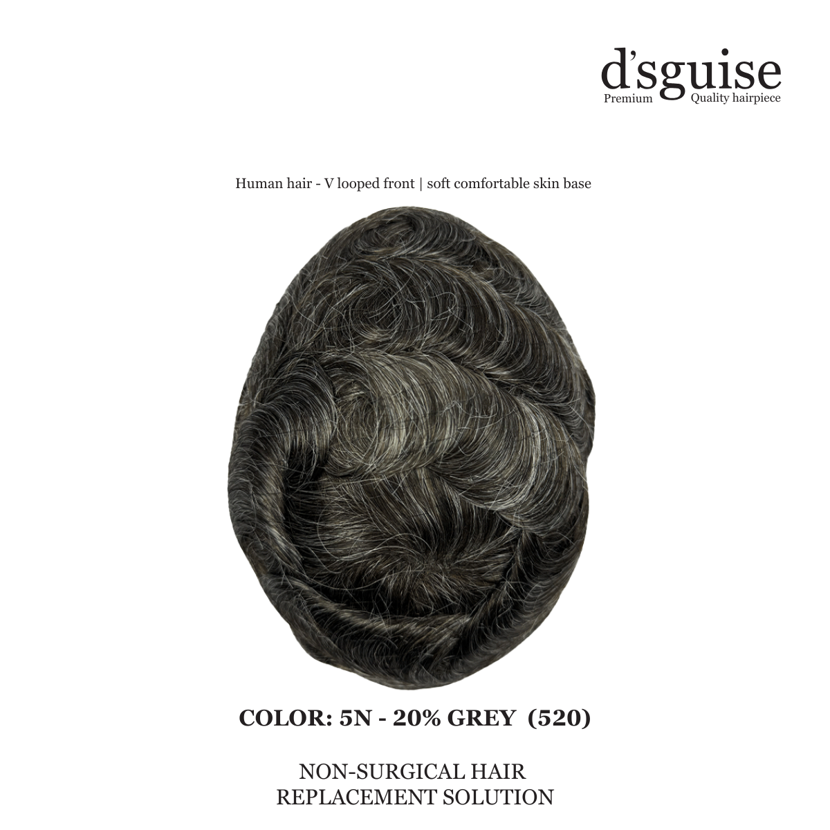 DSGUISE-5N-NATURAL BROWN (20% GREY)