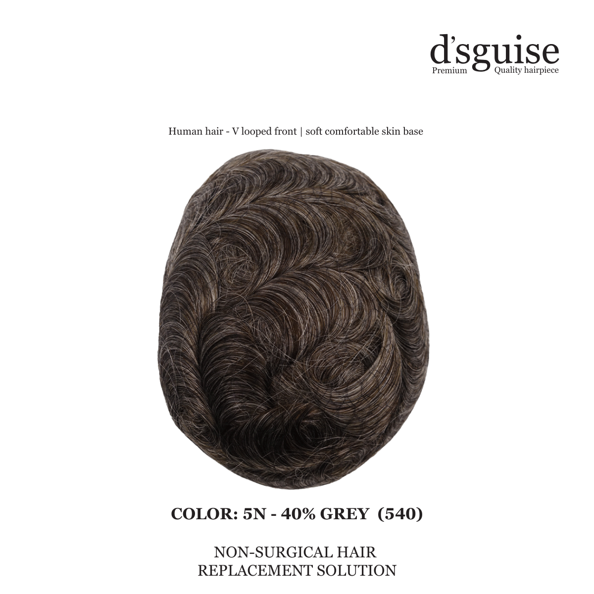 DSGUISE-5N-NATURAL BROWN (40% GREY)