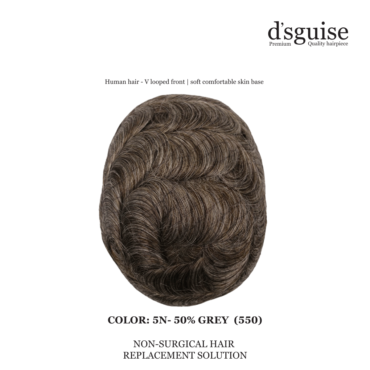 DSGUISE-5N-NATURAL BROWN (50% GREY)