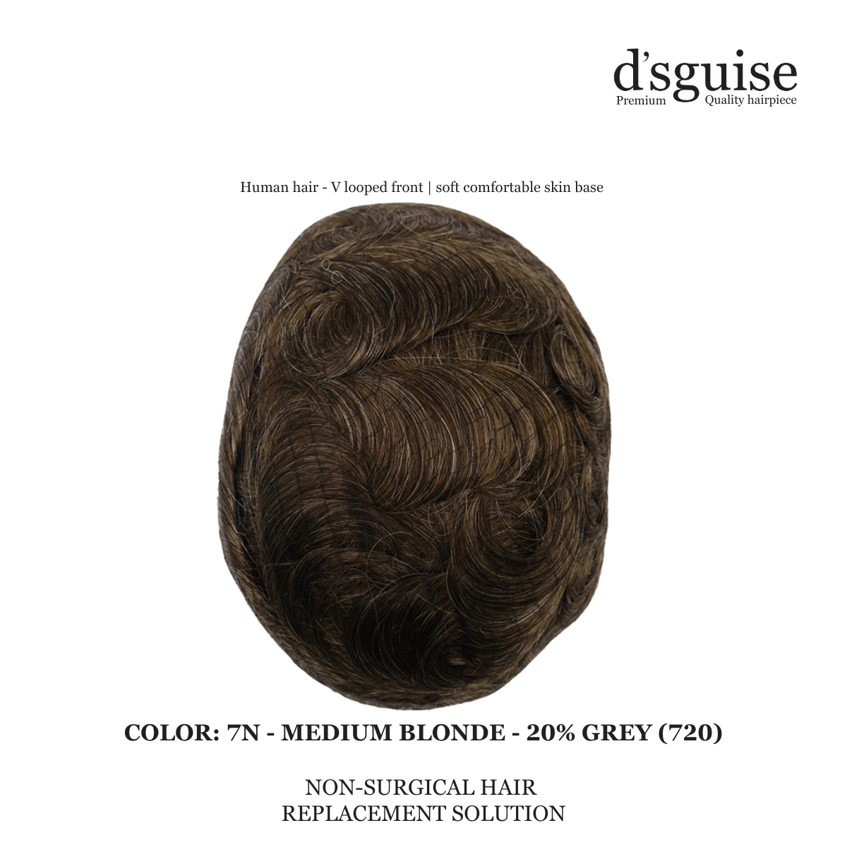 DSGUISE-7N MEDIUM BLONDE ( 20% GREY )