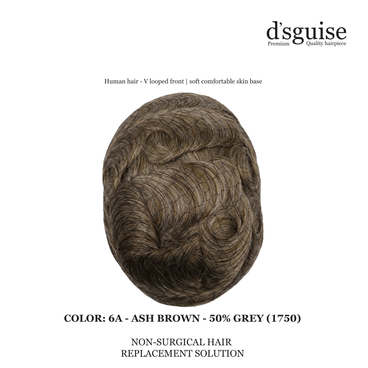DSGUISE-6A-ASH BROWN ( 50% GREY )