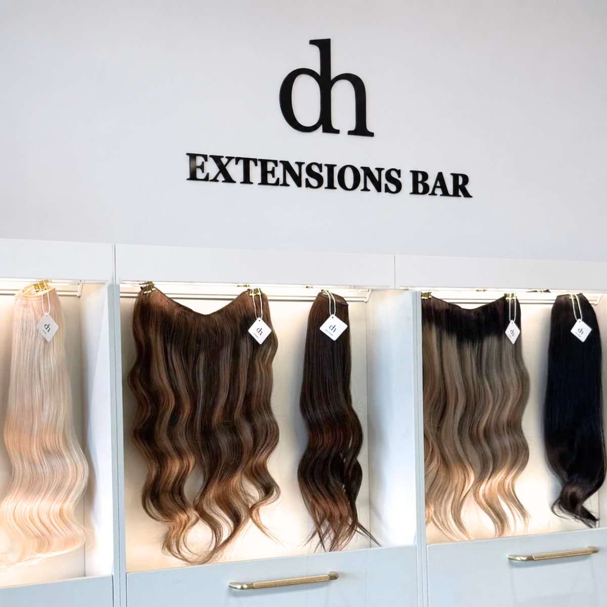 dh | acrylic sign