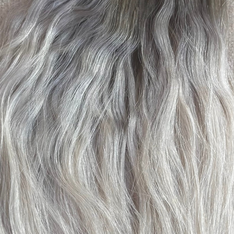 WAVY ROOTED PLATINUM ASH